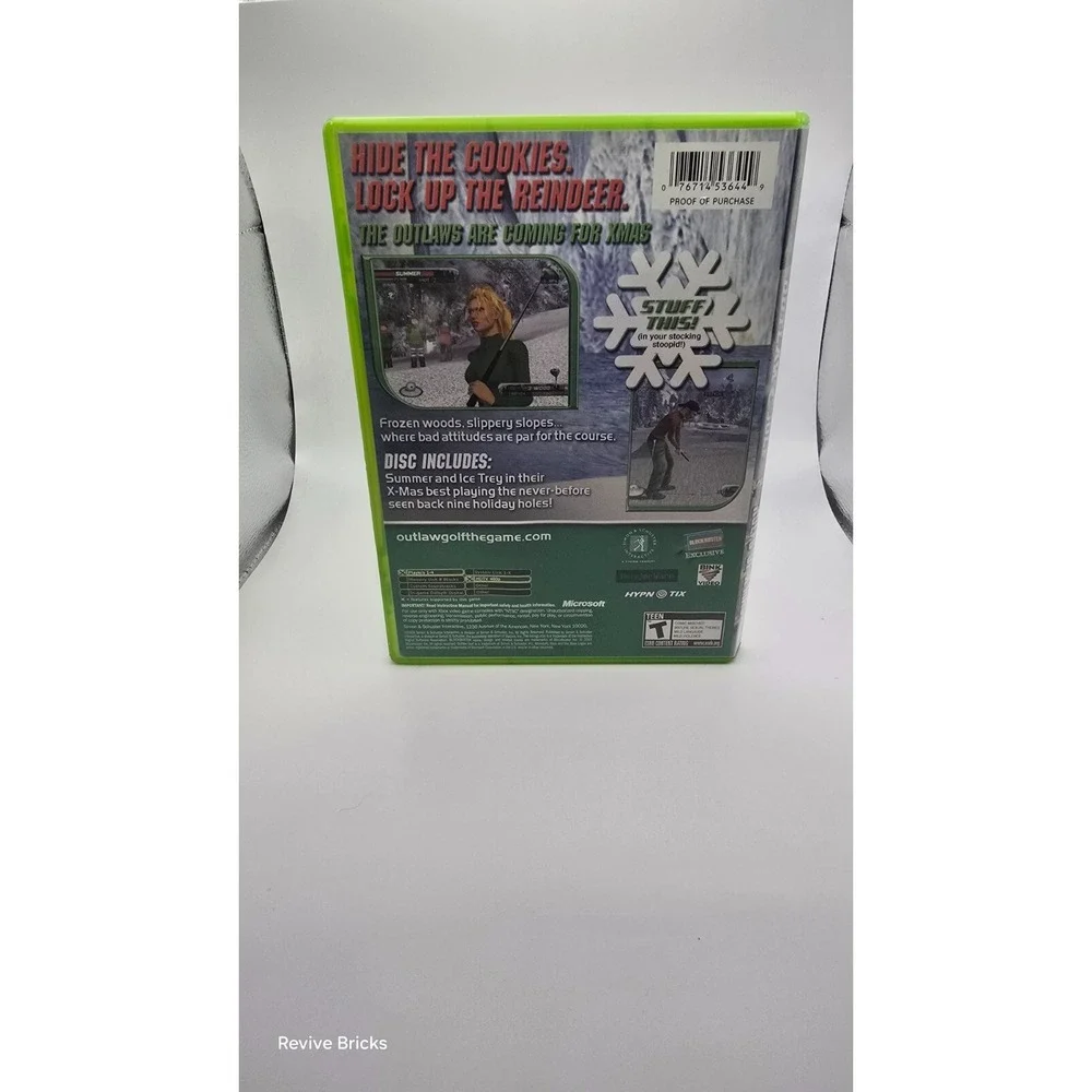 Microsoft Xbox‎ Outlaw Golf 9 More Holes of X-Mas Blockbuster Exclusive Tested